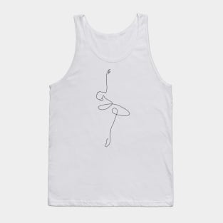 Abstract Ballerina Tank Top